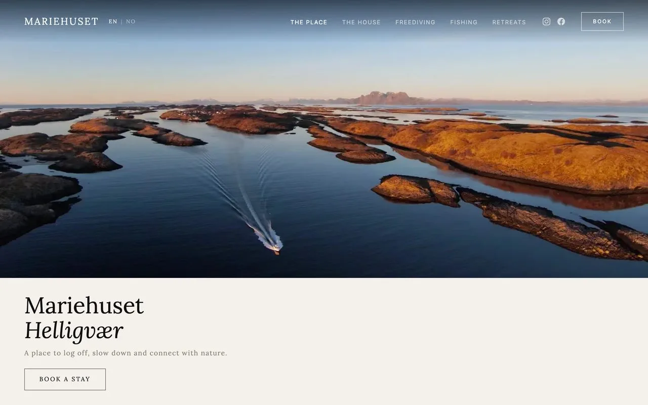 The Mariehuset home page